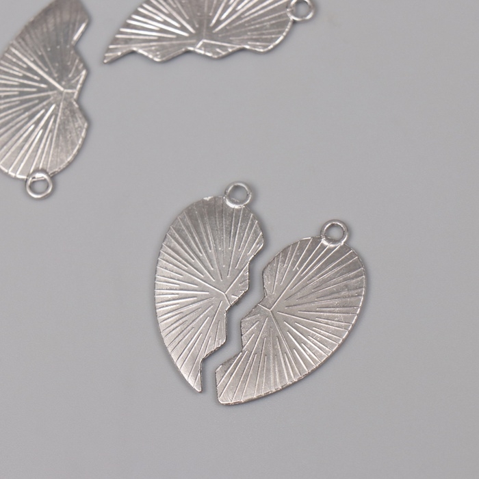 Декор для творчества металл, эмаль Декор для творчества металл, эмаль "Влюблённые рыбки" набор 2 шт 3х2,8 см