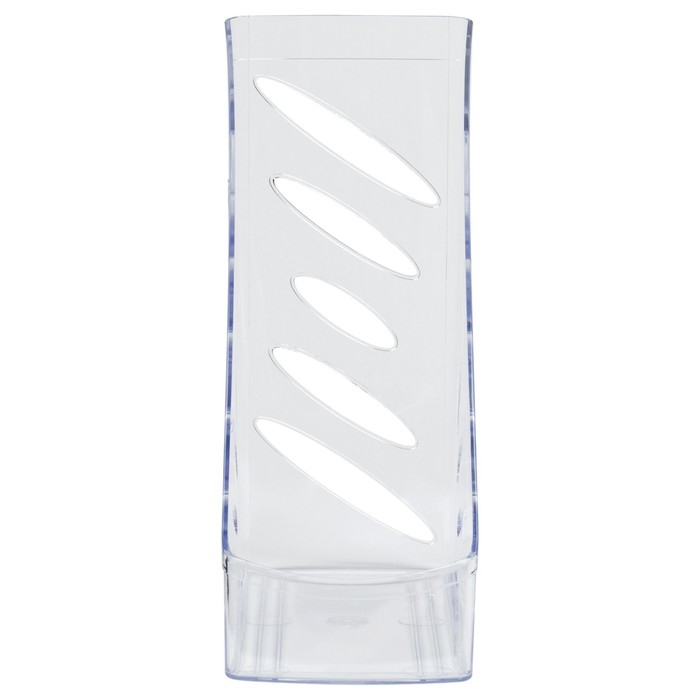 Лоток для бумаг вертикальный СТАММ  Лоток для бумаг вертикальный СТАММ "Тропик", прозрачный, ширина 110мм