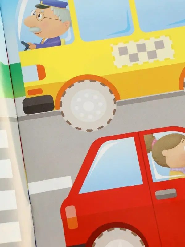 Книжка с наклейками &laquo;Едем, летим, плывём&raquo;, 16 стр.