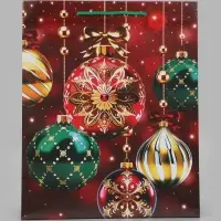 Пакет подарочный &laquo;Новогодняя коллекция&raquo;, 26&times;12&times;32 см