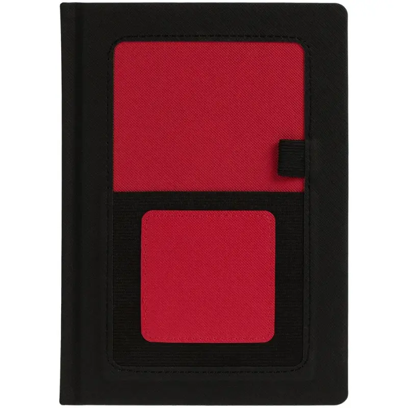 Ежедневник Mobile на заказ, недатированный, черно-красный