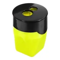 Точилка Calligrata &laquo;Классика&raquo;, двойная, с контейнером, МИКС