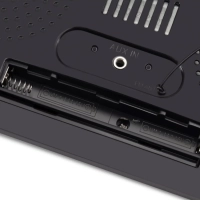 Радиобудильник H-RCL238 черный LCD подсв зеленая часы цифров