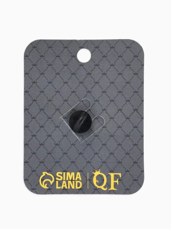 Значок &laquo;Молекулы&raquo;, дофамин, белый в серебре