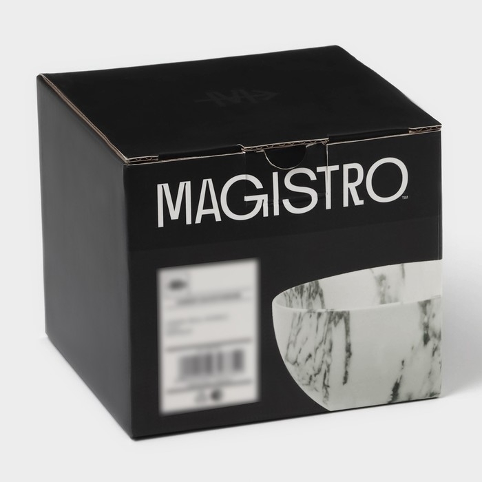 Набор салатников фарфоровых Magistro Real Marble, 380 мл, 11,6×6,5 см, 2 шт