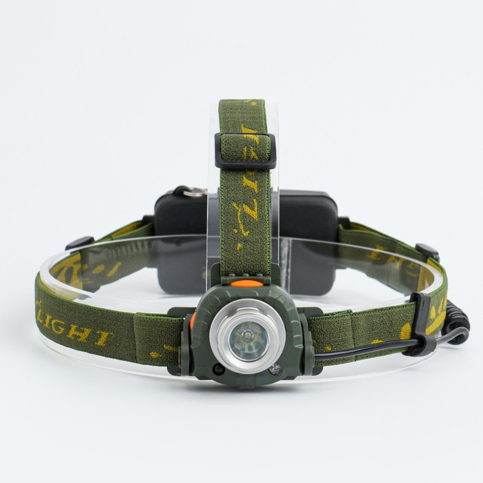 Фонарь налобный аккумуляторный, 3 режима, 5 х 6.5 см, от сети 220 Вт Фонарь налобный аккумуляторный, 3 режима, 5 х 6.5 см, от сети 220 Вт