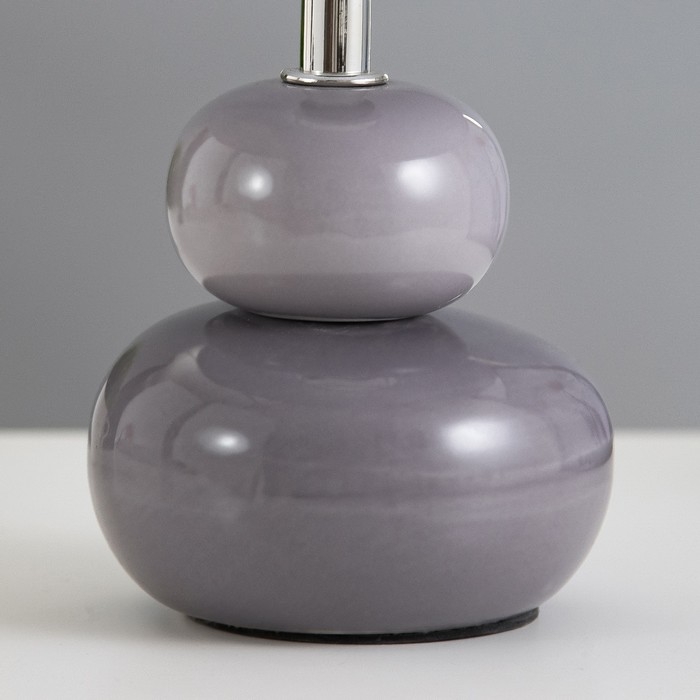 Настольная лампа Настольная лампа "Баланс" Е14 40Вт серо-белый 13х13х25 см RISALUX