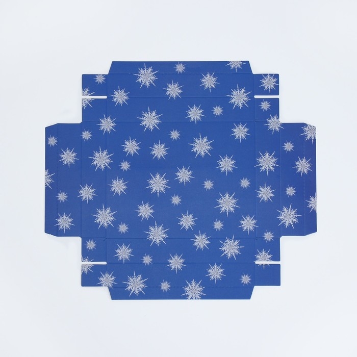 Подарочная коробка новогодняя складная с 3D эффектом «Снежный вальс», 18 х 14 х 23 см, Новый год Подарочная коробка новогодняя складная с 3D эффектом «Снежный вальс», 18 х 14 х 23 см, Новый год