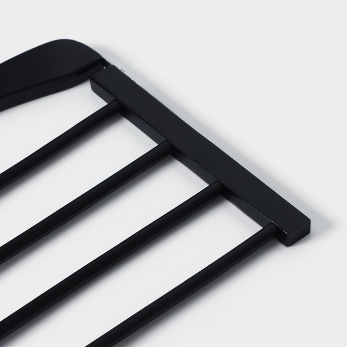 Плечики - вешалка для брюк и юбок LaDо́m Bois, 38,5×1,2×34 см, деревянная сорт А, многоуровневая, широкие плечики Плечики - вешалка для брюк и юбок LaDо́m Bois, 38,5×1,2×34 см, деревянная сорт А, многоуровневая, широкие плечики