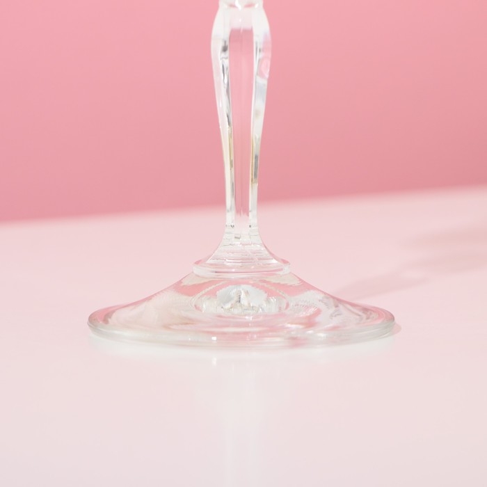 Набор бокалов для шампанского «Грация», 2 шт, 190 мл, хрустальное стекло Набор бокалов для шампанского «Грация», 2 шт, 190 мл, хрустальное стекло