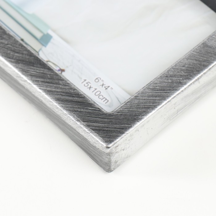 Фоторамка пластик на 5 фото 10х15 "Благородный олень" темное серебро 48х33х2,5 см