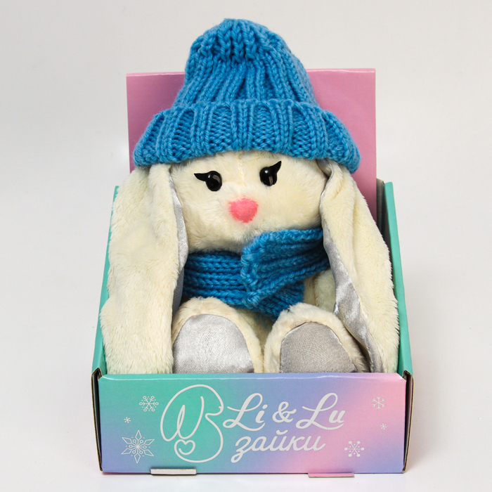 Новогодняя мягкая игрушка «Чудесная Li», заяц, 25 см, на новый год Новогодняя мягкая игрушка «Чудесная Li», заяц, 25 см, на новый год