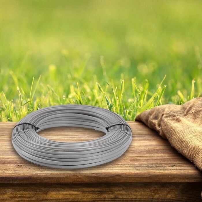 Ротанг искусственный 8 мм 100 м волна (серый) Ротанг искусственный 8 мм 100 м волна (серый)