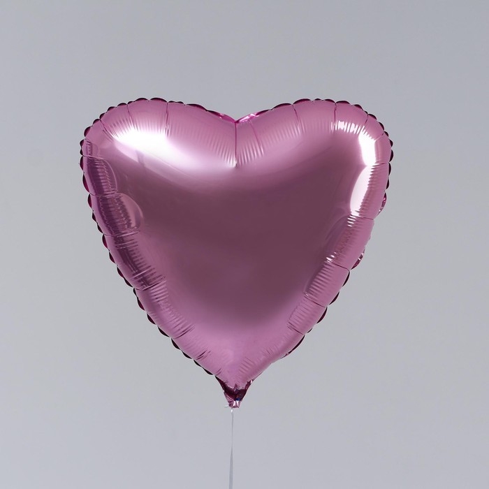 Шар фольгированный 19 Шар фольгированный 19", сердце, цвет нежно-розовый