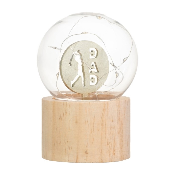 Ночник «Шар-папа» LED 3хAG10 шар 8см 6,5х6,5х11,5см