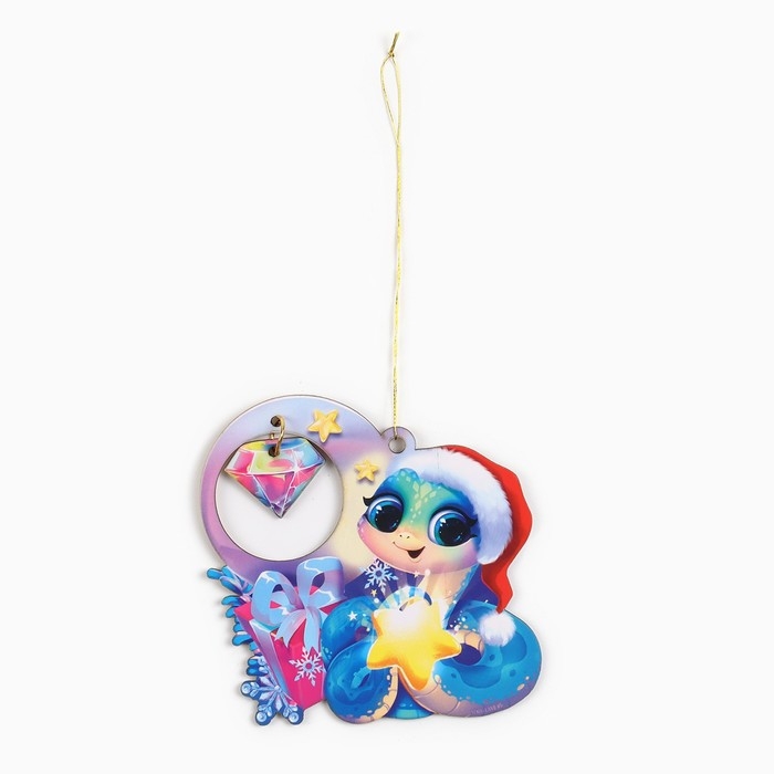 Ёлочная игрушка новогодняя «Нежность», на Новый год, 8,8 х 8,7 см Ёлочная игрушка новогодняя «Нежность», на Новый год, 8,8 х 8,7 см