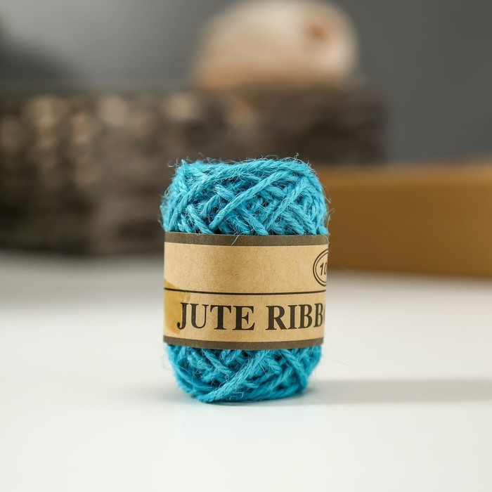 Тесьма декоративная текстиль Тесьма декоративная текстиль "Джут яркий" намотка 10 метров набор 24 шт МИКС 4,5х25х25 см