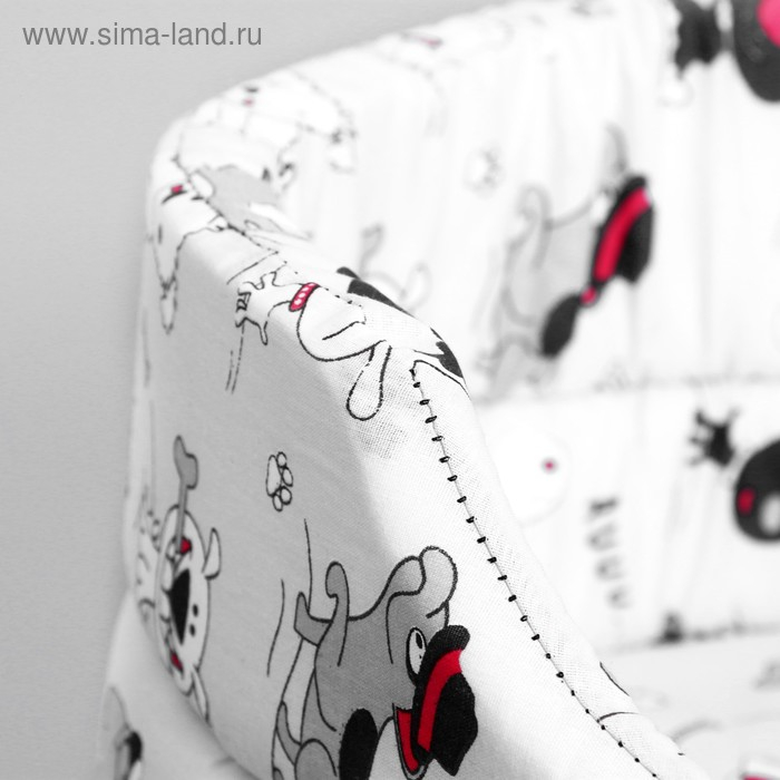 Лежанка поплин PerseiLine ЛЕ-2 №2 43 х 30 х 16  Лежанка поплин PerseiLine ЛЕ-2 №2 43 х 30 х 16 "песики"