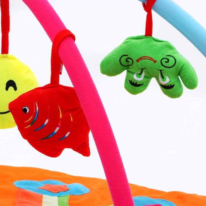 Развивающий коврик с дугами «Путешествие», 85х85 см, Крошка Я Развивающий коврик с дугами «Путешествие», 85х85 см, Крошка Я