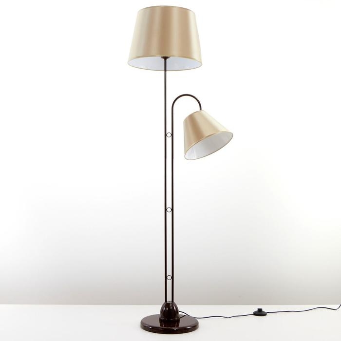 Торшер 3601/2 2х40Вт Е27, коричневый