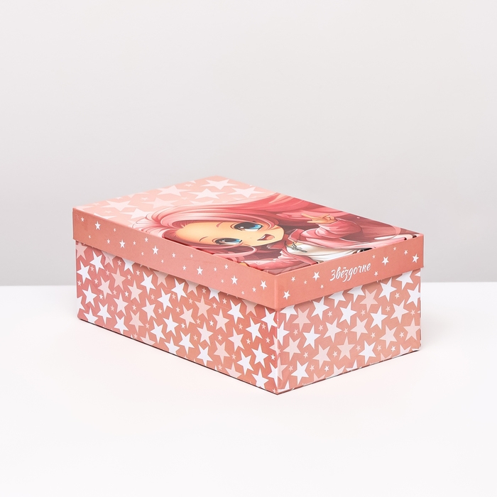 Коробка прямоугольная Коробка прямоугольная "Звёздочке", 27 × 17 × 11 см