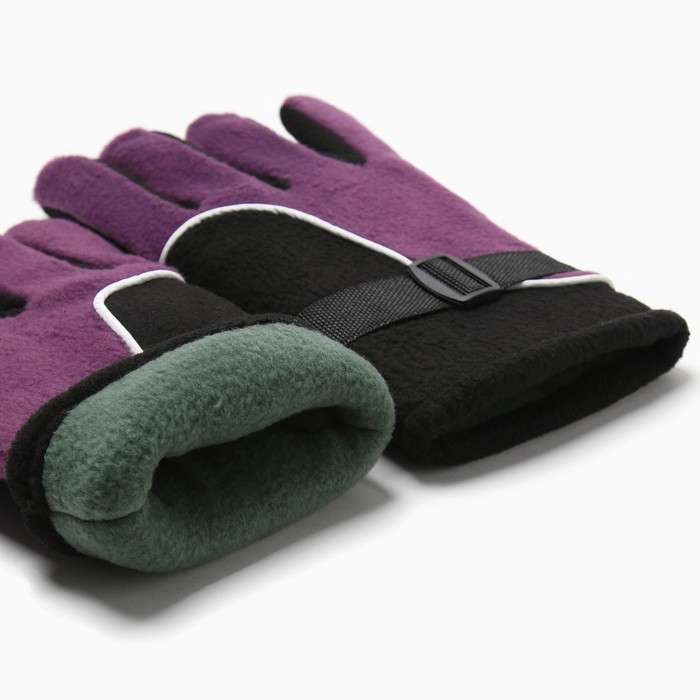 Перчатки мужские двухслойные MINAKU цв. фиолетовый, р-р 26 см Перчатки мужские двухслойные MINAKU цв. фиолетовый, р-р 26 см