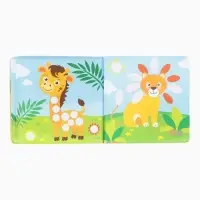 Книжка - игрушка для ванны Крошка Я &laquo;Рисуем пальчиками: зоопарк&raquo;, водная раскраска