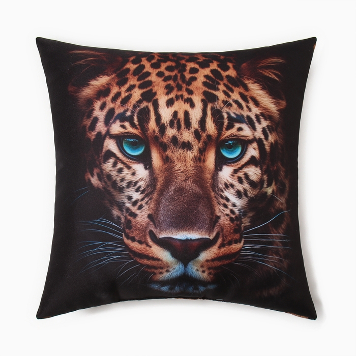 Подушка декоративная Этель Подушка декоративная Этель "Леопард" 40х40 см, габардин, 100% п/э