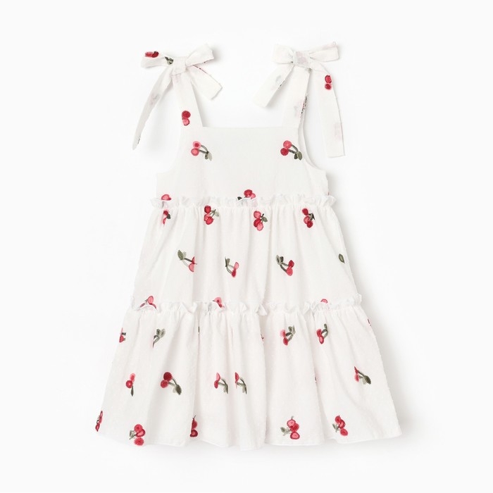 Сарафан для девочки MINAKU, цвет белый, рост 104 см Сарафан для девочки MINAKU, цвет белый, рост 104 см