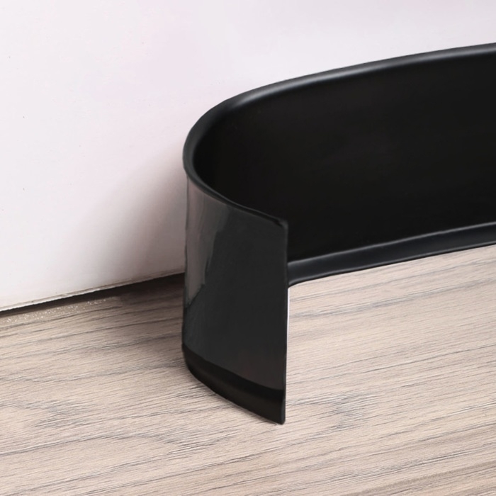 Плинтус ПВХ самоклеящийся, 200см/8см, черный Плинтус ПВХ самоклеящийся, 200см/8см, черный