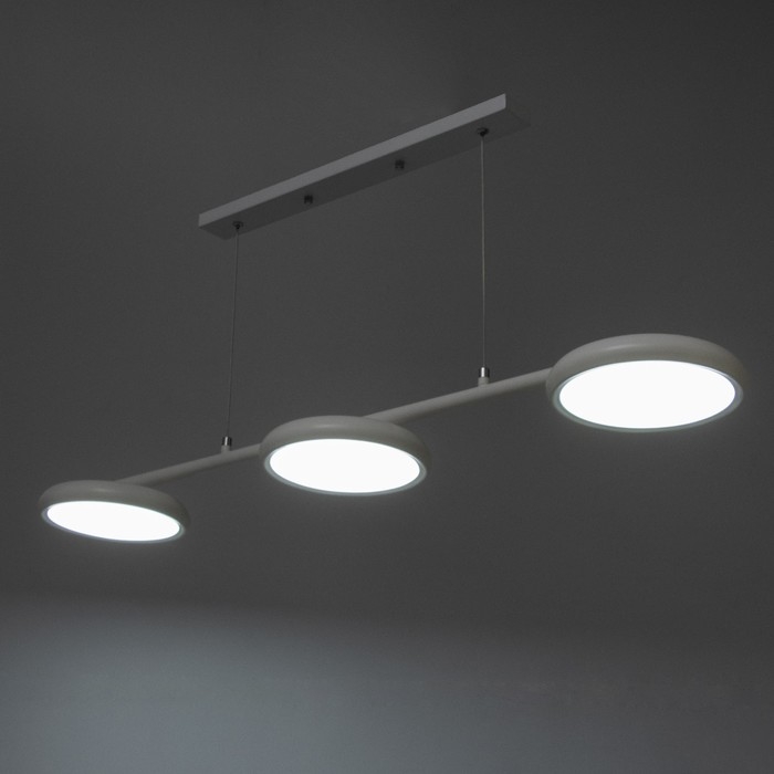 Люстра Люстра "Нильсин" 3хLED 72Вт 3000-6000К белый 100х20х100 см