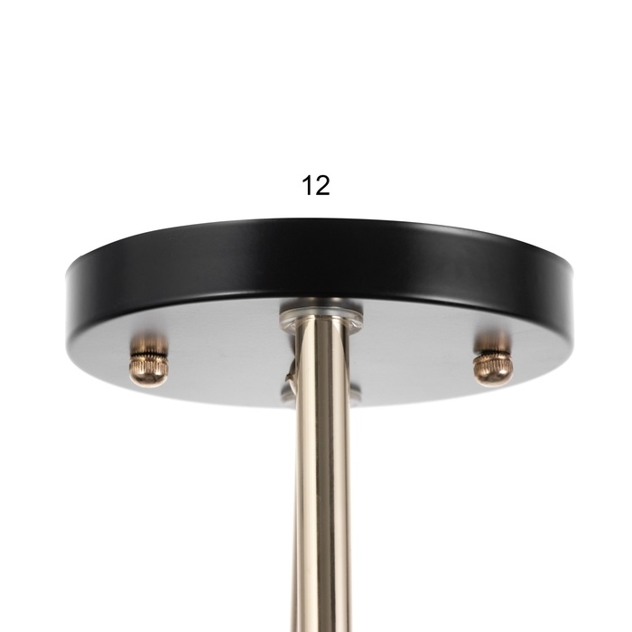 Люстра Люстра "Рори" 2хЕ27 40Вт черный 40х40х28 см