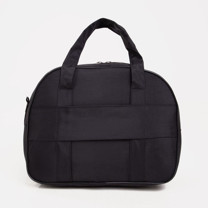 Чемодан малый 37 л (S), с расширением, сумка дорожная на молнии, цвет чёрный Чемодан малый 37 л (S), с расширением, сумка дорожная на молнии, цвет чёрный