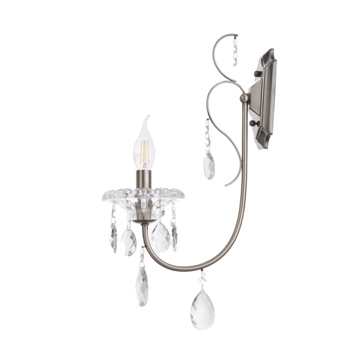 Светильник настенный Бра Эристум 13х27х47, 1х60Вт Е14, Бронза