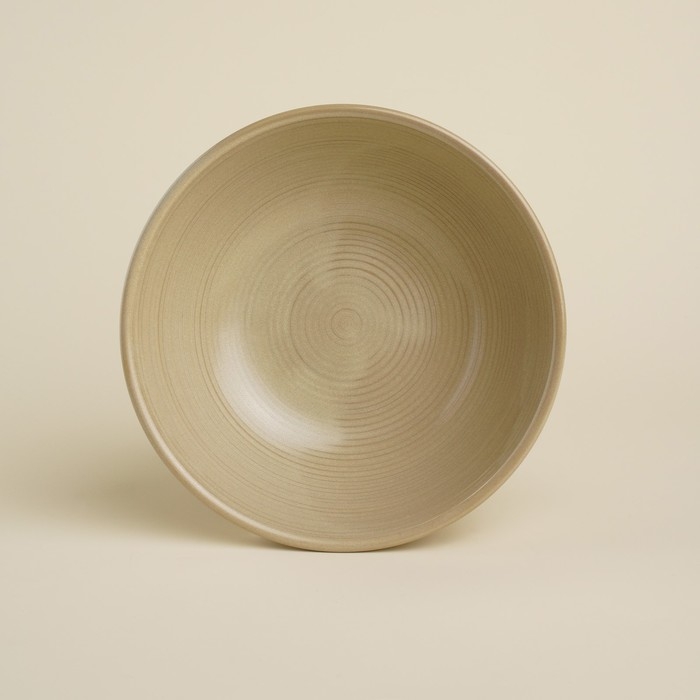 Салатник фарфоровый SL Home «Песчаный бриз», 1 л, цвет бежевый