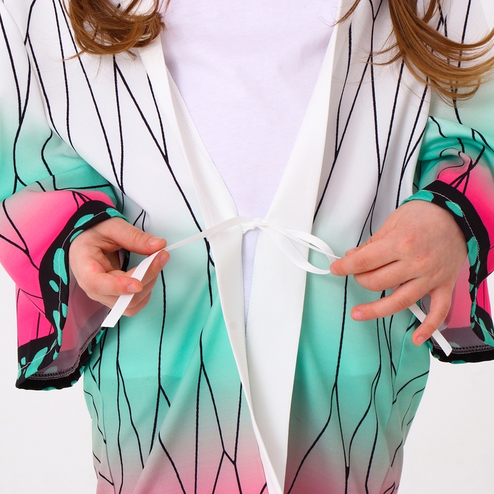 Карнавальное хаори «Демонический клинок», рост 98-152 см, цвет белый Карнавальное хаори «Демонический клинок», рост 98-152 см, цвет белый