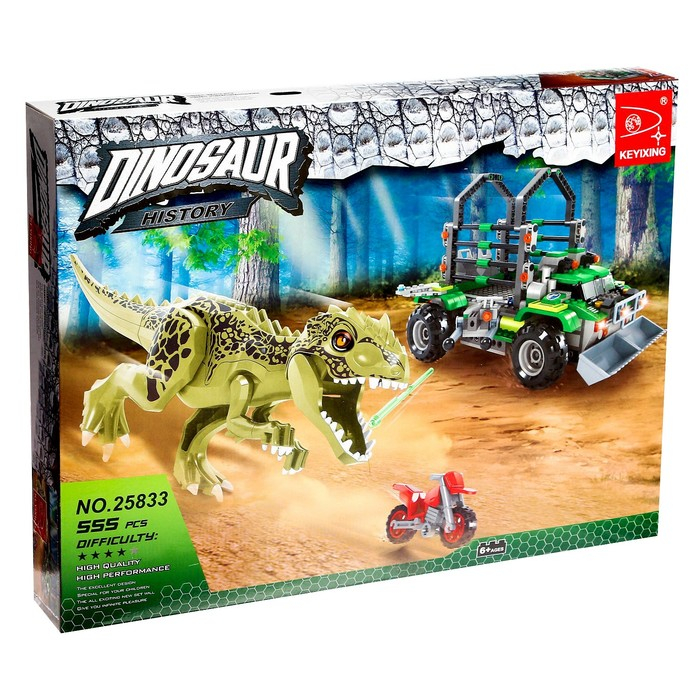 Конструктор «Диноленд. Погоня», 555 деталей Конструктор «Диноленд. Погоня», 555 деталей
