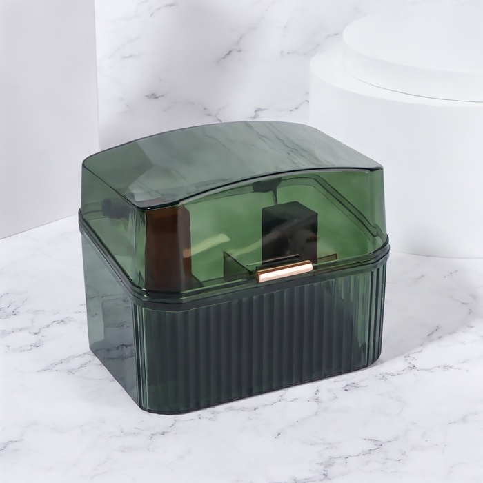 Органайзер для хранения «GREEN», 15 секций, 14 × 10,5 см, цвет зелёный