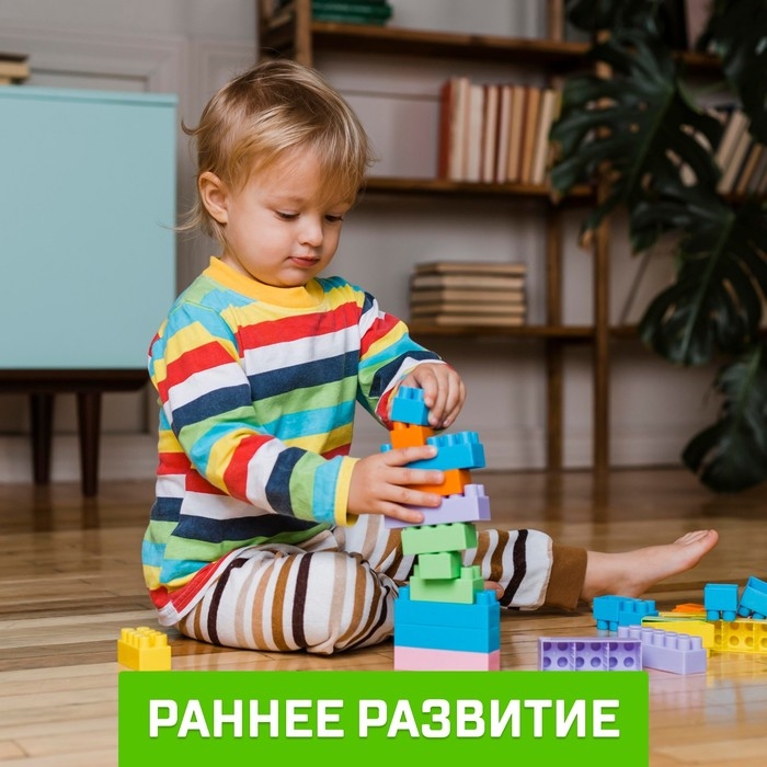 Конструктор №10 «Семицветик», 210 деталей Конструктор №10 «Семицветик», 210 деталей