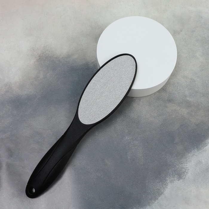 Пилка для ног, лазерная, двусторонняя, 23 см, цвет чёрный Пилка для ног, лазерная, двусторонняя, 23 см, цвет чёрный