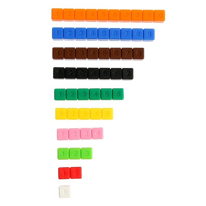 Счётные палочки «Собери по образцу», 32 шт., с карточками, по методике Монтессори Счётные палочки «Собери по образцу», 32 шт., с карточками, по методике Монтессори