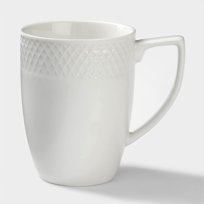 Набор кружек фарфоровых Wilmax «Юлия Высоцкая», 2 предмета: 350 мл, цвет белый Набор кружек фарфоровых Wilmax «Юлия Высоцкая», 2 предмета: 350 мл, цвет белый