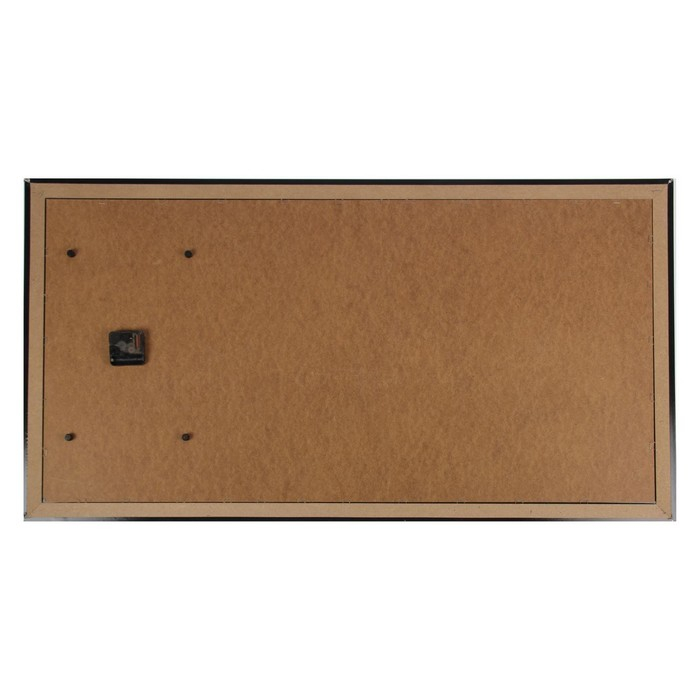 Часы-картина настенные, интерьерные  Часы-картина настенные, интерьерные "Ночной Бостон", 50 х 100 см, на холсте, бесшумные