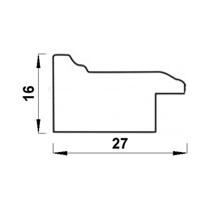 Фоторамка пластик Фоторамка пластик "МИРАМ" 30х40 см 657198-15 (пластиковый экран)