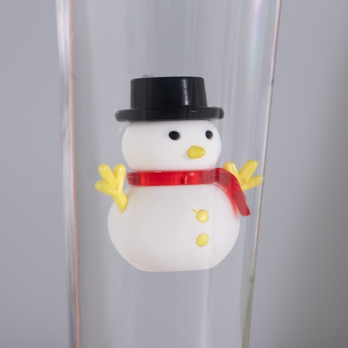 Лава лампа «Снеговик» LED 3хААА, USB серебро 6,5х8х23,7см Лава лампа «Снеговик» LED 3хААА, USB серебро 6,5х8х23,7см