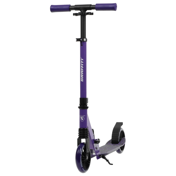 Самокат городской GRAFFITI Comfort Lux 145, колёса PU 145 мм, с передним амортизатором, ABEC 9 Carbon Самокат городской GRAFFITI Comfort Lux 145, колёса PU 145 мм, с передним амортизатором, ABEC 9 Carbon