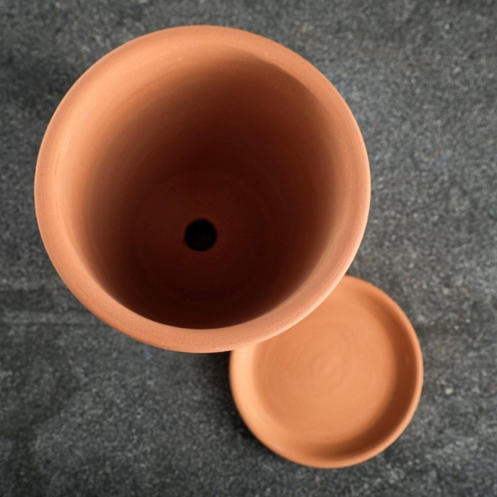 Горшок цветочный Терра №3 1,9 л, терракот Горшок цветочный Терра №3 1,9 л, терракот