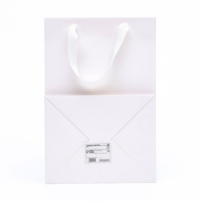 Пакет подарочный, с окном, 30 х 20 х 16 см, белый Пакет подарочный, с окном, 30 х 20 х 16 см, белый