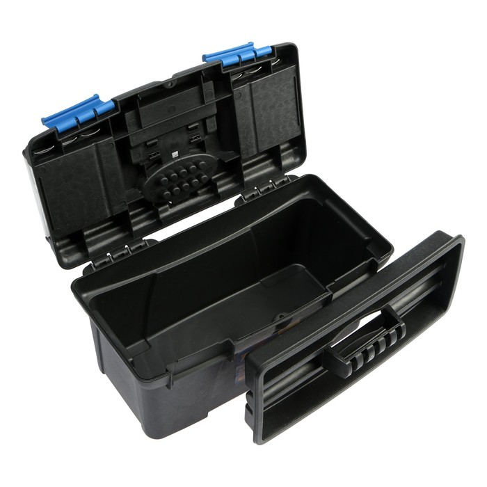 Ящик для инструмента ТУНДРА, 13 Ящик для инструмента ТУНДРА, 13", 320 х 175 х 160 мм, пластиковый, два органайзера