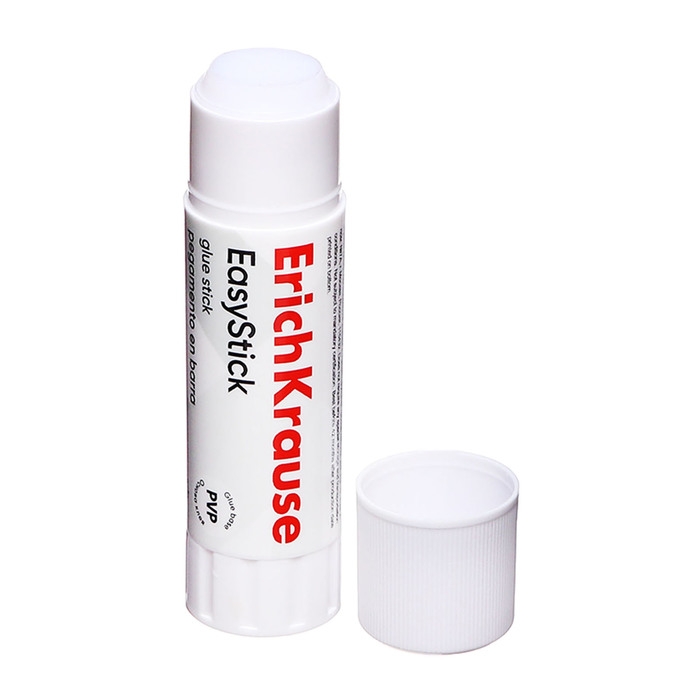 Клей-карандаш ErichKrause Standard, 19 г, быстрое склеивание Клей-карандаш ErichKrause Standard, 19 г, быстрое склеивание